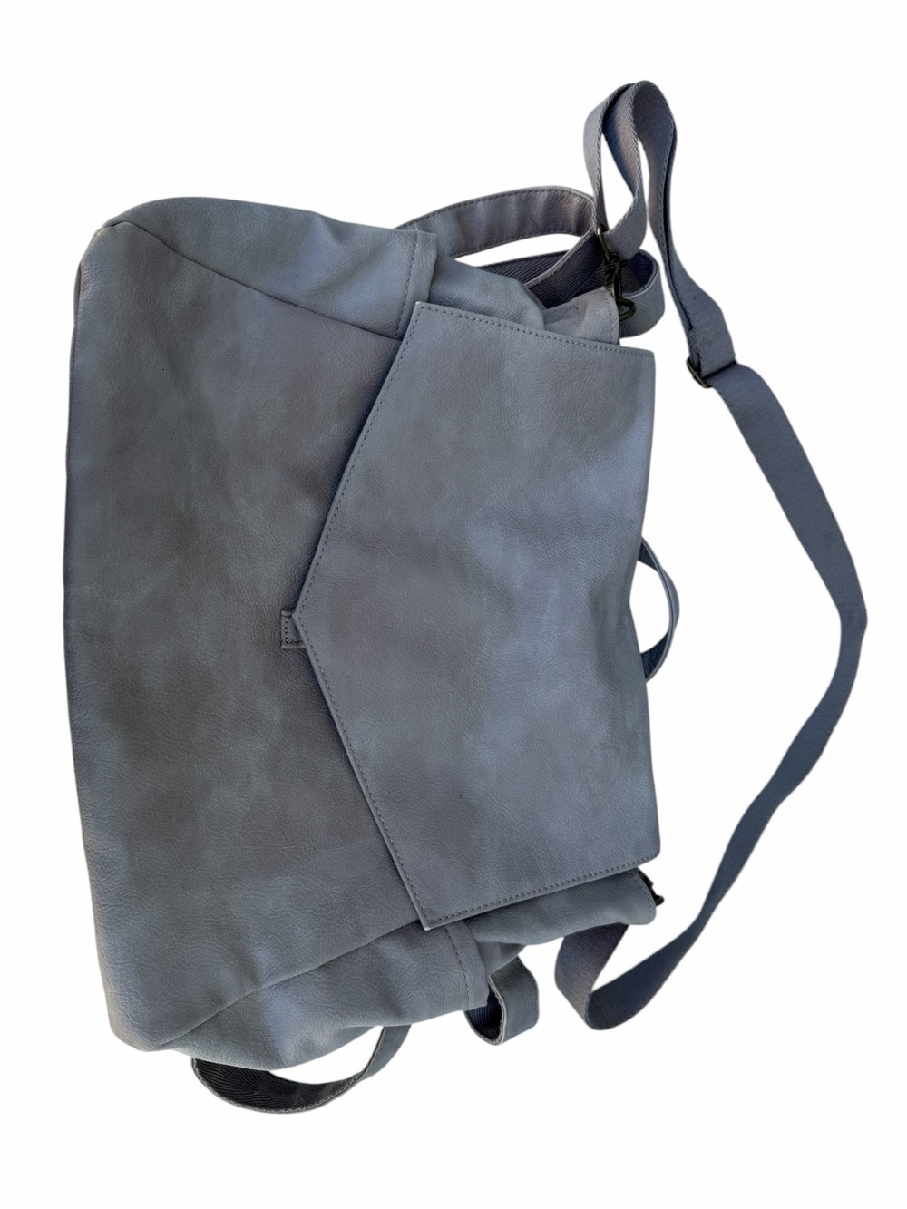 Minimalist blush faux Leather Backpack